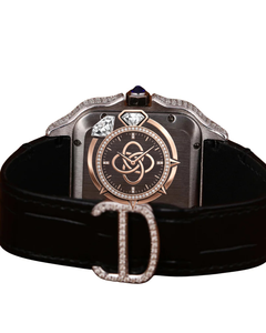 Luxury Moissanite Wristwatch <b>Men</b> Full Stone Setting Stainless Steel Diamond <b>Watch</b> - Product Image 4