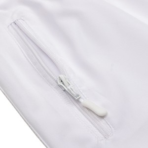 Pantalon extérieur tricoté blanc en gros, taille élastique, longueur intégrale, rembourré, pour adulte - Product Image 6