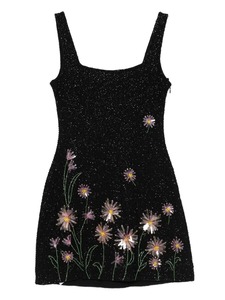 Robe de soirée élégante pour femme, bustier orné de perles, sans manches, coupe droite, longueur genou, pour soirée, bal ou événement. - Product Image 3