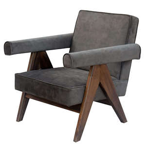 Fauteuil d'appoint moderne rembourré, canapé individuel pour hôtel, salon, réception, chambre, espace de travail, mobilier haut de gamme - Product Image 5