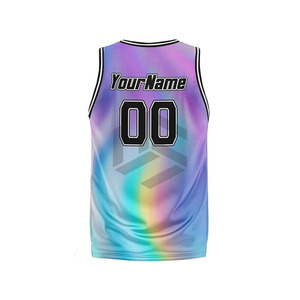 Camiseta de Baloncesto 100% Poliéster, Transpirable, de Secado Rápido, Nueva Llegada, Ropa Deportiva, Logotipo Personalizado, Mejor Precio - Product Image 3