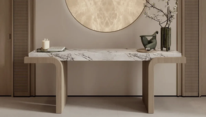 Juego de Comedor de Madera de Teca Sólida de Lujo, Mesa de Banquete Extralarga, 12 Sillas Talladas con Hojas de Oro, Muebles de Comedor Estilo Palacio - Product Image 6