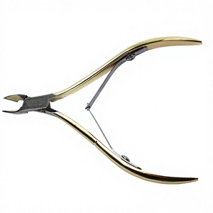 กรรไกรตัดเล็บสแตนเลสปลายแหลมสีทอง, กรรไกรตัดแต่งเล็บเครื่องมือทำเล็บตามแนวคิดความงามเป็นมิตรต่อสิ่งแวดล้อม - Product Image 1