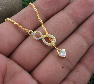 Luxury Gold Plated 925 Sterling <b>Silver</b> CZ Necklace Women Fancy AAA Zircon <b>Choker</b> Bridal Wedding Jewelry Necklace for Party G - Product Image 2