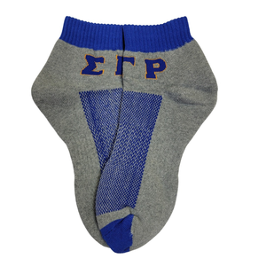 <b>Women</b> Personalized Ankle <b>Socks</b> Custom Greek Letter Design Breathable Cotton Blend Low Cut <b>Socks</b> Comfortable Everyday Casual - Product Image 1
