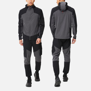 Ensemble survêtement unisexe VIBE SEWN personnalisé, coupe-vent 2 pièces, taille élastique, nylon/polyester, sport, léger, 300 grammes - Product Image 1