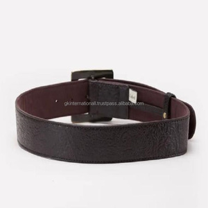 Cinturón de cuero occidental con grabado floral para hombre, correa de cuero occidental, de grano completo, hecho a mano, costura duradera y hebilla resistente - Product Image 6