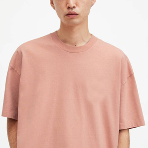 T-shirt col rond pour homme en coton, confortable, décontracté, uni, léger, vêtements d'été, vente en gros - Product Image 2