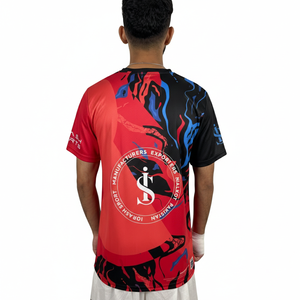 เสื้อยืดซับลิเมชั่นผู้ชายสไตล์ใหม่ คุณภาพสูง ราคาขายส่ง เสื้อยืดซับลิเมชั่นผู้ชาย พิมพ์โลโก้ตามสั่ง เสื้อยืดซับลิเมชั่น - Product Image 2