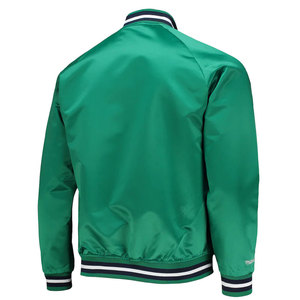 Veste en satin légère et respirante pour femme, style décontracté, col montant, longue, coupe-vent, en polyester, type universitaire, OEM ODM - Product Image 2