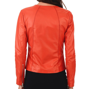 Chaqueta de Cuero Moderna para Mujer, Diseñada para la Versatilidad Diaria con Material Duradero, Cómoda de Usar, Nuevo Diseño OEM - Product Image 2