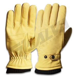 ถุงมือขับรถหนังขายส่ง ถุงมือแฟชั่นหนัง ถุงมือหนังหลากสีสำหรับฤดูหนาว - Product Image 1