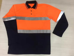 Camiseta de Seguridad Vial al por Mayor, Fabricante de Camisetas Reflectantes para Exteriores, Camiseta de Manga Larga para Guardias de Seguridad en Obras de Construcción - Product Image 3