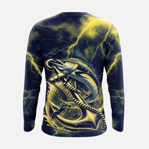 Camisetas de Pesca de Manga Larga de Secado Rápido UPF 50, Material de Poliéster/Spandex, Ropa de Pesca, Ropa Deportiva para Exteriores - Product Image 3