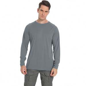 Camiseta Deportiva de Punto con Efecto Desgastado, Corte Regular, para Hombre, de Poliéster/Algodón, Tallas Grandes, Secado Rápido, Ecológica - Product Image 2