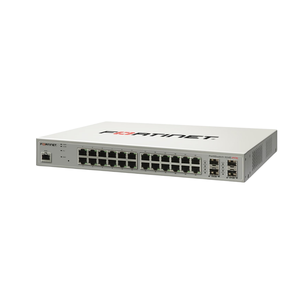 FS-224E-POE FortiSwitch 24-Port Gigabit Full-Duplex Managed PoE <b>Network</b> <b>Switch</b> with 10/100/1000Mbps Transmission - Product Image 1