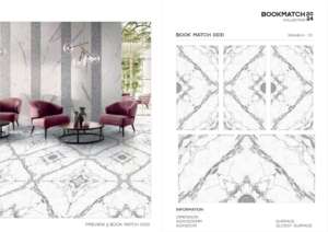 Carrelage en porcelaine brillant classique 600x1200, grand format, surface polie de qualité supérieure, pour murs, sols, intérieur, extérieur, design - Product Image 2