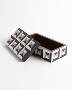 Quality Resin Inlay Modern Nordic Eco-friendly Multi-functional Jewelry Box MDF Storage Box Decorative Jewellery Box Low - Product Image 3