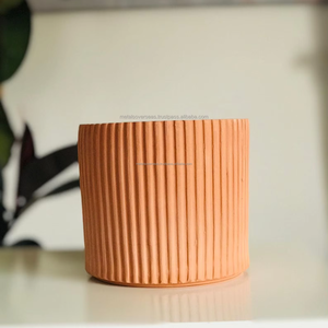 Pot de fleurs en terre cuite fait main, pot à plantes en argile naturelle pour l'intérieur, l'extérieur, le jardin, le balcon et la décoration de la maison - Product Image 1