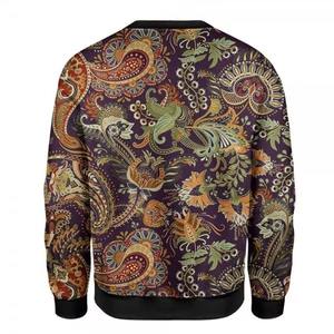 เสื้อฮู้ดพิมพ์ลายทนทาน แฟชั่นคอกลมสำหรับผู้ชาย เสื้อสเวตเชิ้ตซับลิเมชั่นกันยับสำหรับฤดูหนาว ดีไซน์สวยที่สุด เสื้อสเวตเชิ้ตซับลิเมชั่นสำหรับผู้ชาย - Product Image 2