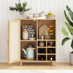 DreamCraft Adjustable Rattan Accent <b>Cabinet</b> for Turning <b>Tools</b> Made in Vietnam - Product Image 5