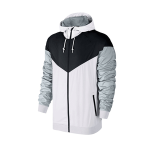 Chaqueta Cortavientos Unisex Personalizada, Estilo Urbano, Impermeable, con Capucha y Logotipo Frontal, Delgada, de Secado Rápido, Color Sólido, Corte Regular - Product Image 5