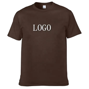 เสื้อยืดพิมพ์ลายลำลองผู้ชาย แบรนด์โลโก้สั่งทำ คุณภาพสูง ผ้าฝ้ายเปล่า 220 กรัม ลายตัวอักษร สีขาวดำ - Product Image 1