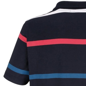 เสื้อโปโลแขนสั้นผ้าฝ้ายทรงมาตรฐานสำหรับผู้ชายขายส่ง - Product Image 4