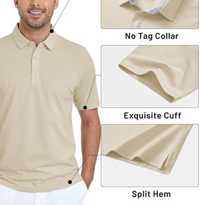 Camisa de Hombre de Nuevo Diseño, Talla XL, Cierre de Botones, Secado Rápido, Estampado Vintage, Manga Corta, para Golf, Polos de Hombre - Product Image 5