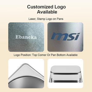 Dịch Vụ Thực Phẩm Sâu Chảo Thêm Dài Thép Không Gỉ Kích Thước 1/2 Phục Vụ Gastronorm Tự Chọn Khay Gn <span class=keywords><strong>Pan</strong></span> - Product Image 5