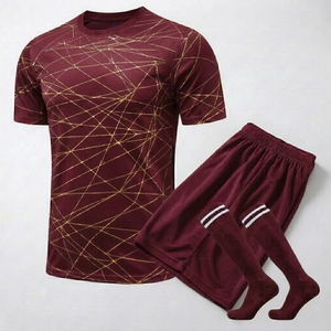 Uniforme de Fútbol Unisex para Adultos de Alta Calidad del Fabricante, Transpirable, 100% Poliéster, Ecológico, Ligero y de Secado Rápido - Product Image 1
