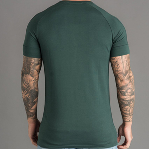 Camiseta personalizada de cuello redondo, corte ajustado, informal, cómoda, para gimnasio, diseño personalizado. - Product Image 2