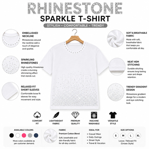 HMR Brotherhood Sisterhood Trending White Crystal Gradient T Shirt เสื้อผ้าสตรีทแวร์ผ้าฝ้ายพรีเมี่ยมสำหรับผู้ชายผู้หญิง - Product Image 6