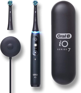 Oral-B iO Series 7 Electric <b>Toothbrush</b> with 2 Replacement Brush <b>Heads</b>, Black Onyx - Product Image 1