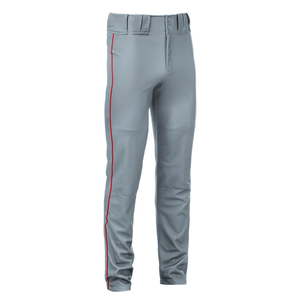 Pantalones de béisbol personalizados al por mayor para hombre, sublimados, 100% poliéster, color gris, para jóvenes, con servicio OEM de calidad económica. - Product Image 6