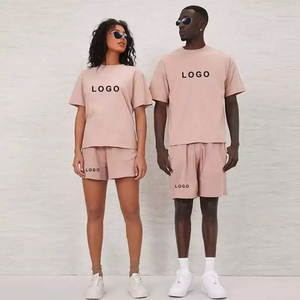 Ensemble t-shirt et short en coton, manches courtes, vêtements d'été pour homme, tenue décontractée d'été, t-shirt décontracté pour homme - Product Image 5