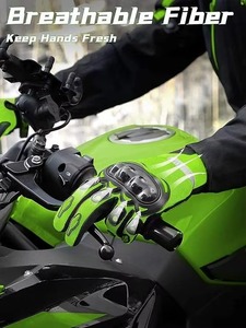 Breathable Full Finger Cycling Gloves Touch Screen Racing Riding Gloves Durable Ventilated <b>Grip</b> <b>Control</b> Gloves - Product Image 4