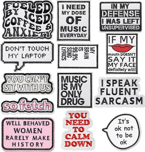 Factory Price Custom Vest Patches Hat Patches <b>Iron</b> On Sew On Embroidery Twill Badges - Product Image 5
