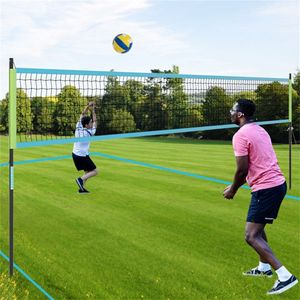 Juego de Red de Voleibol de Alta Resistencia 32 X3 con Postes Ajustables de 3 Niveles y Cabrestante Antideslizante, Accesorios Completos Incluidos - Product Image 2