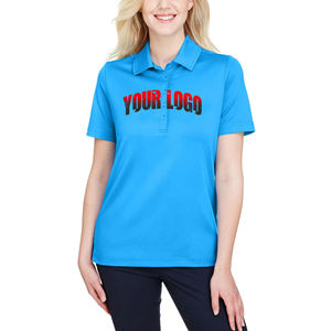 Camisetas Polo de Algodón y Poliéster 100% de Alta Calidad con Logotipo Personalizado al por Mayor, Camiseta Polo de Golf para Mujer, Fabricante y Proveedor OEM ODM - Product Image 1
