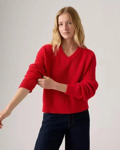 เสื้อสเวตเชิ้ตผู้หญิงผ้าฝ้าย 100% กันลม สีพื้น คอวี ดีไซน์แบบสวม แขนยาว เนื้อผ้านุ่ม สไตล์คลาสสิก ลำลอง ซักแล้วใส่ได้ - Product Image 1