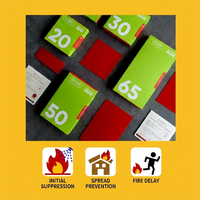 SOO 119 Autocollant Microcapsule Anti-incendie Automatique - Activation Thermique, Sans Entretien, Auto-adhésif, Équipement Facile à Installer