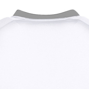 ชุดกีฬาแขนสั้นผ้าเจอร์ซีย์เสื้อฟุตบอลตาข่ายคอกลมสีพื้นใส่เล่นกีฬา - Product Image 6