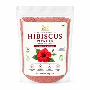 Poudre de fleur d'hibiscus 100% pure OEM ODM, hibiscus rosa-sinensis naturel, poudre pour soins capillaires pour des cheveux plus forts et des soins du cuir chevelu. - Product Image 1