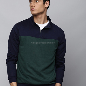Wholesale Heavyweight No Drawstring Pullover sweatshirt Custom Digital Print logo French Terry Cotton Men sweatshirts for Men - Product Image 1