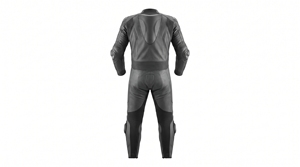 DUMELA INTERNATIONAL <b>Silver</b> Leather Adult Motorcycle <b>Suit</b> Auto Racing Full Body Protection Abrasion Resistant Waterproof - Product Image 2