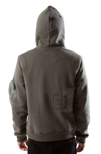Sudadera con Capucha Personalizada para Hombre, Estilo Cargo, Transpirable, Ecológica, Tallas Grandes, con Cordón Ajustable, Puños Acanalados, Ropa Urbana - Product Image 3
