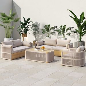 Teak Outdoor Sofa Set Patio Furniture Garden Seating Indonesia Supplier - Product Image 2