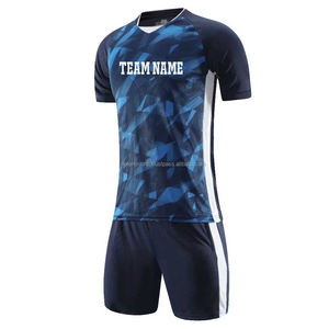 เสื้อฟุตบอลชายและชุดฟุตบอล - ชุดฝึกซ้อมแขนสั้นขนาดใหญ่พิเศษแบบระบายอากาศได้ดีที่สามารถปรับแต่งได้ - Product Image 3