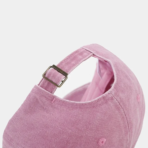 Gorra de Béisbol de Algodón Lavado para Hombre y Mujer, Gorra de Béisbol con Parte Superior Suave, Bordado de Amor, Estilo Retro Simple, Gorras de Exterior con Cierre a Presión - Product Image 6